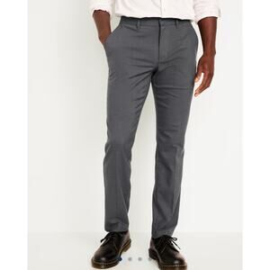 Old Navy Men’s Athletic Gray Dress Pants 34x34, Built In Flex #805051